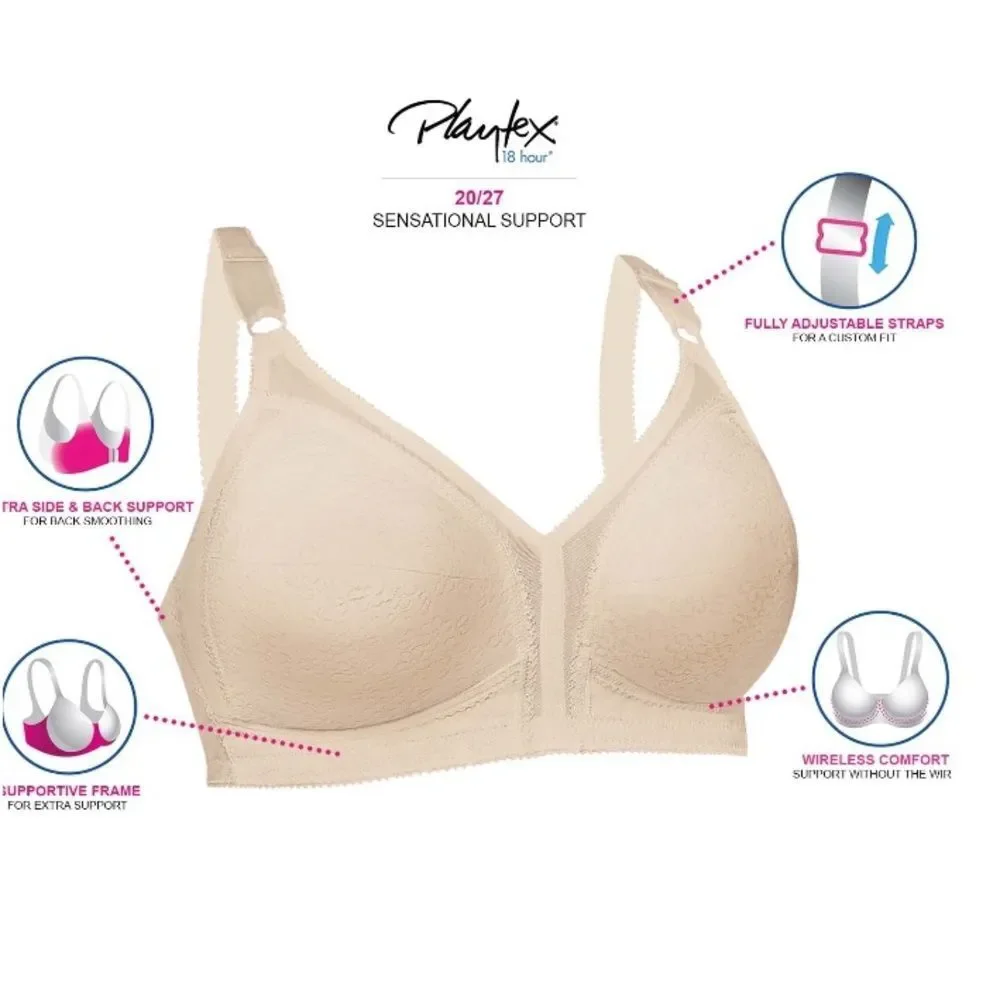 Playtex Support Wire-Free Bras Size 50 D